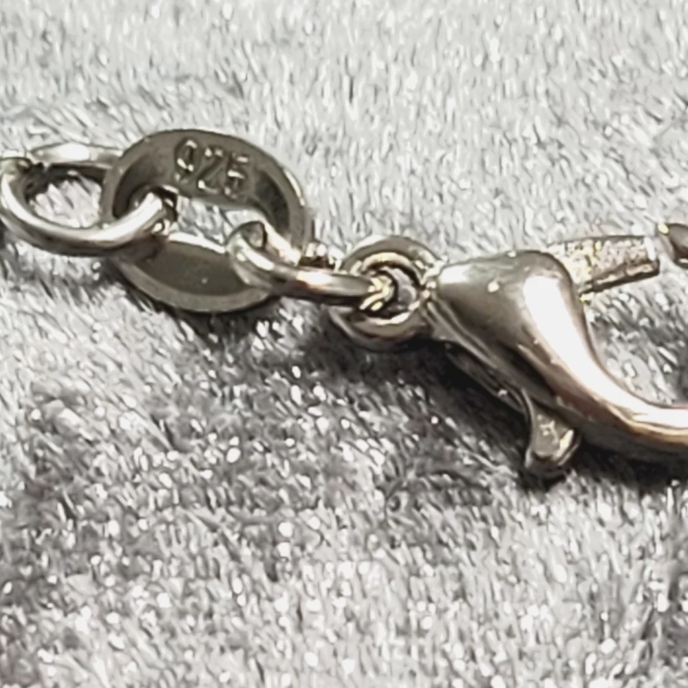 925S  Romantic Love Heart Necklace Hoop Earrings Set - Picture 5 of 6